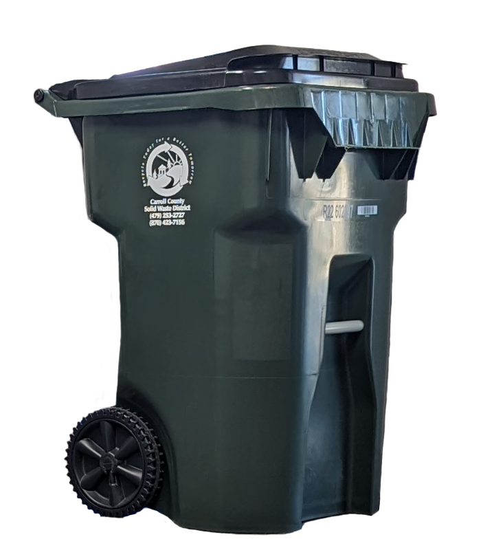 Carroll County Solid Waste District Polycart 65 gallon