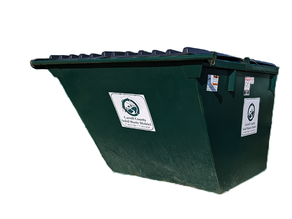 Carroll County Solid Waste 4 cubic foot dumpster