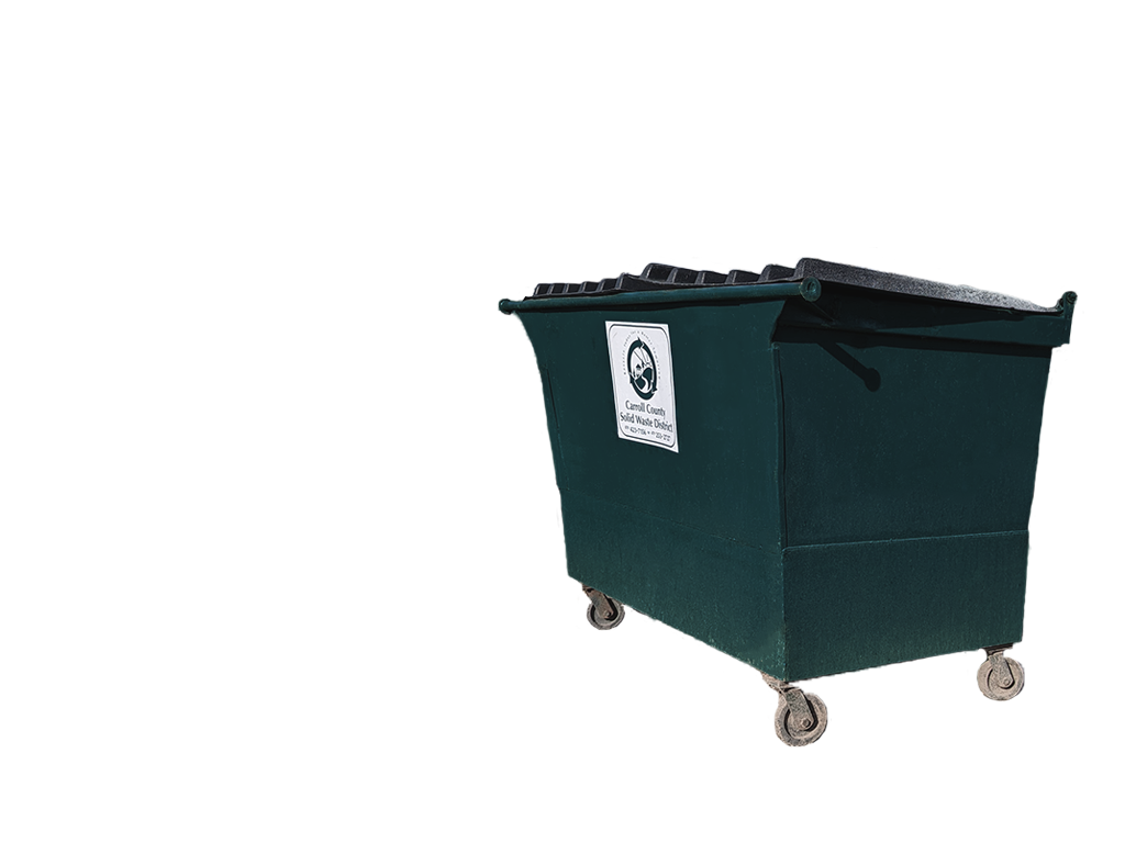 Carroll County Solid Waste 2 cubic foot dumpster