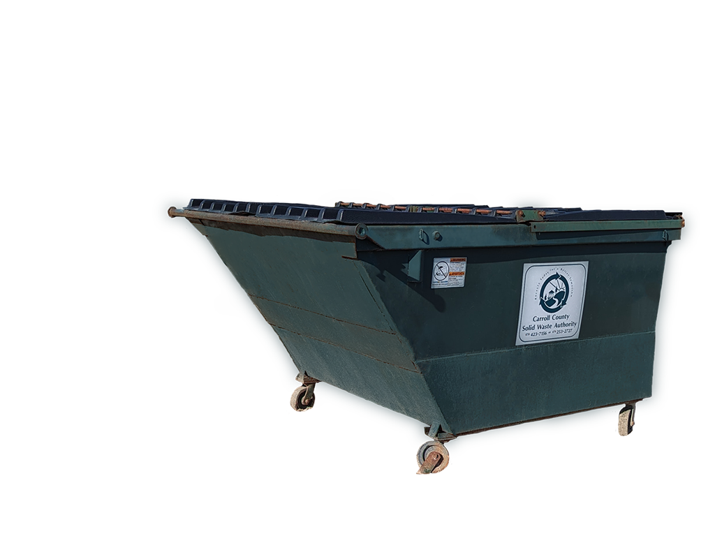 Carroll County Solid Waste 3 cubic foot dumpster