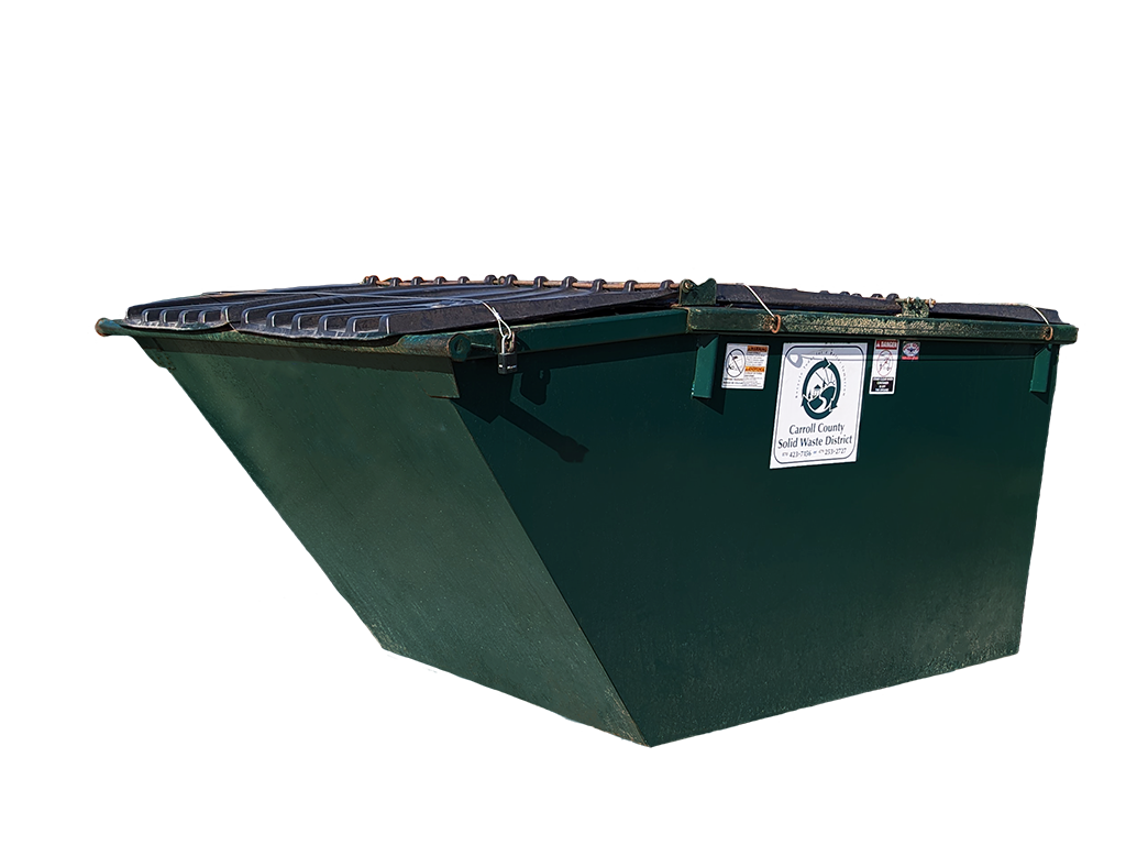 Carroll County Solid Waste 6 cubic foot dumpster