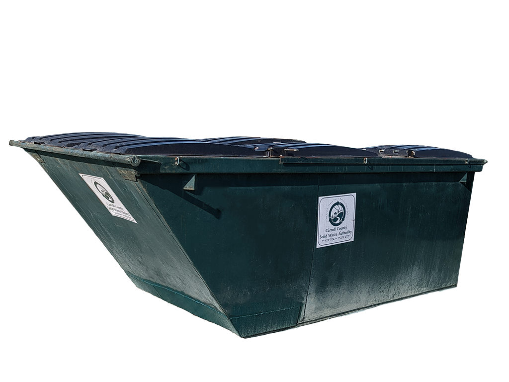 Carroll County Solid Waste 8 cubic foot dumpster